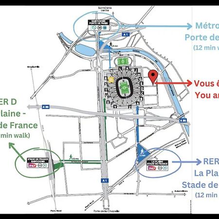 F2 Paris 10Eme Gare Du Nord - Stade De France - Parking Σαιν-Ντενί Εξωτερικό φωτογραφία